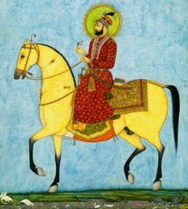 Mahoma montado su caballo Lazlos .