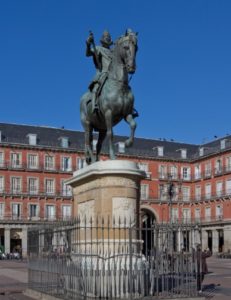 Estatua Ecuestre de Felipe III- Plaza Mayor Madrid