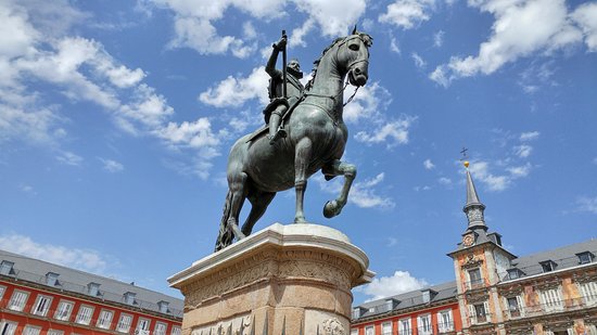 La estatua ecuestre de Felipe III